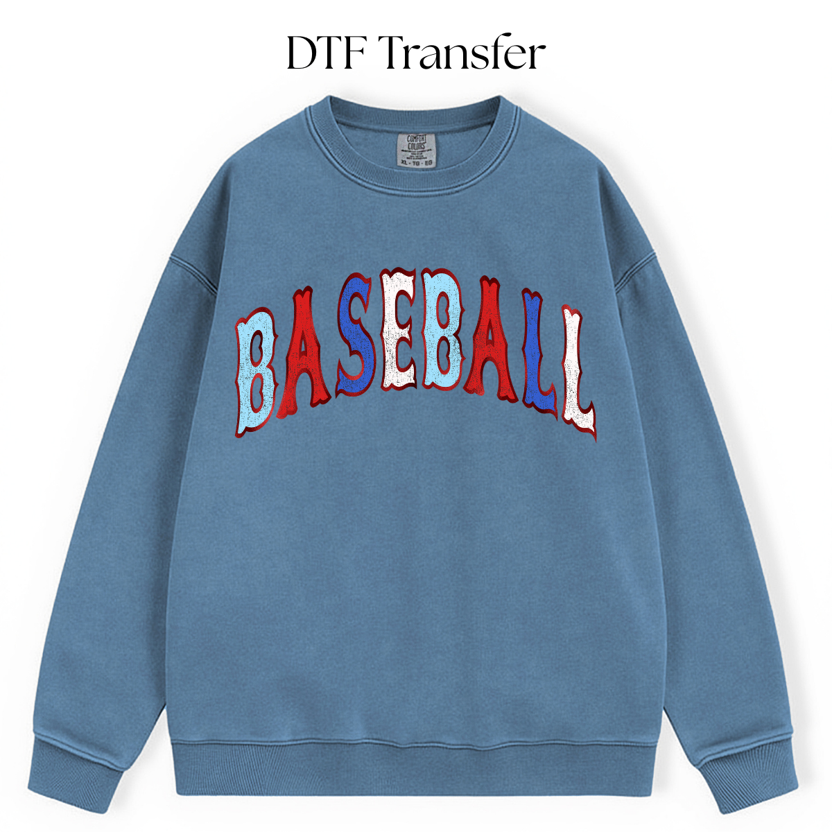 Baseball Word DTF Transfer
