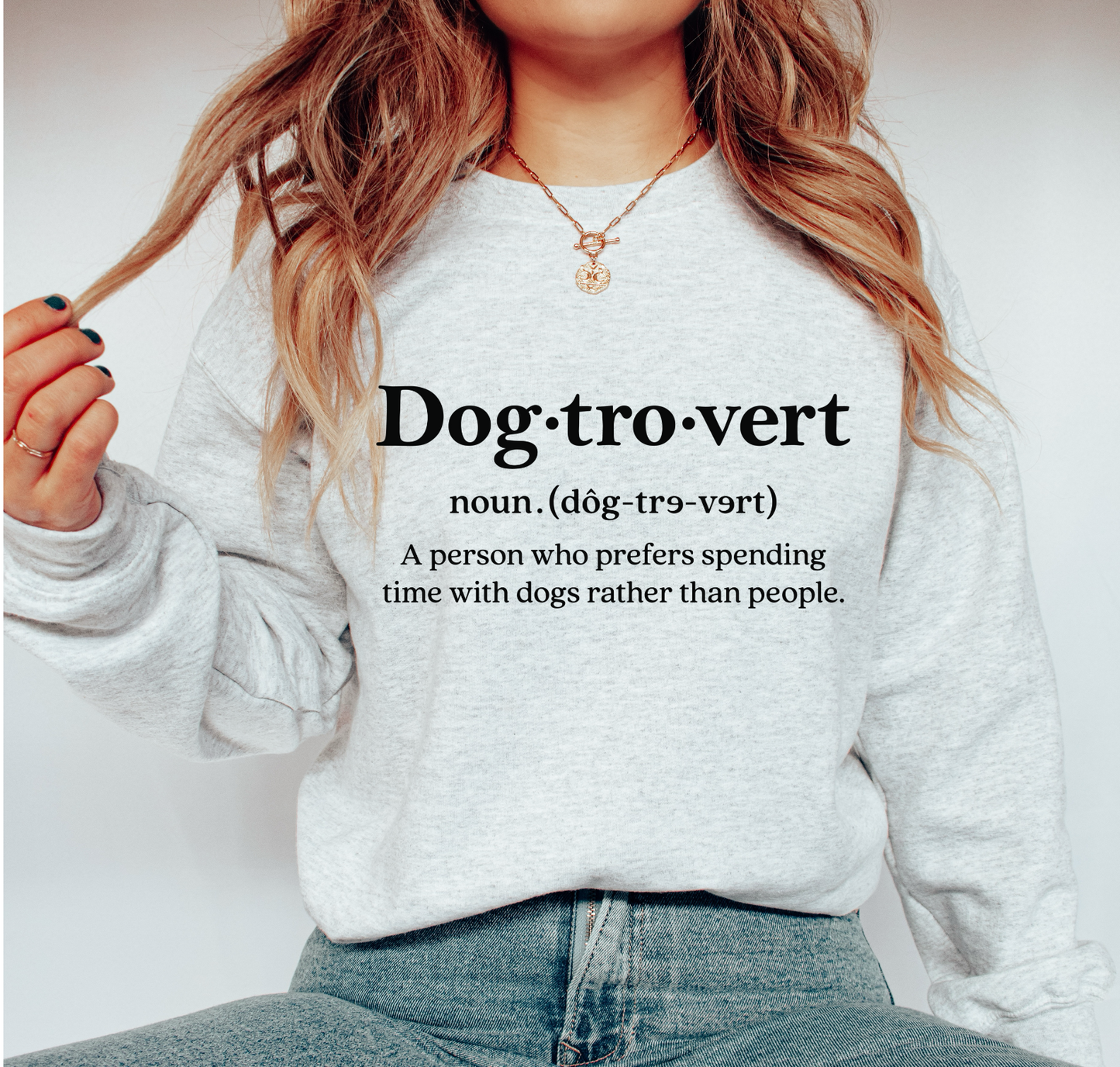 Dogtrovert (BLACK) SINGLE COLOR DTF TRANSFER