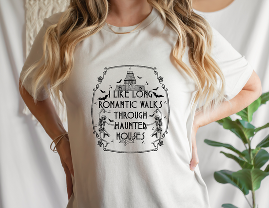 I Like Long Romantic Walks Screen Print