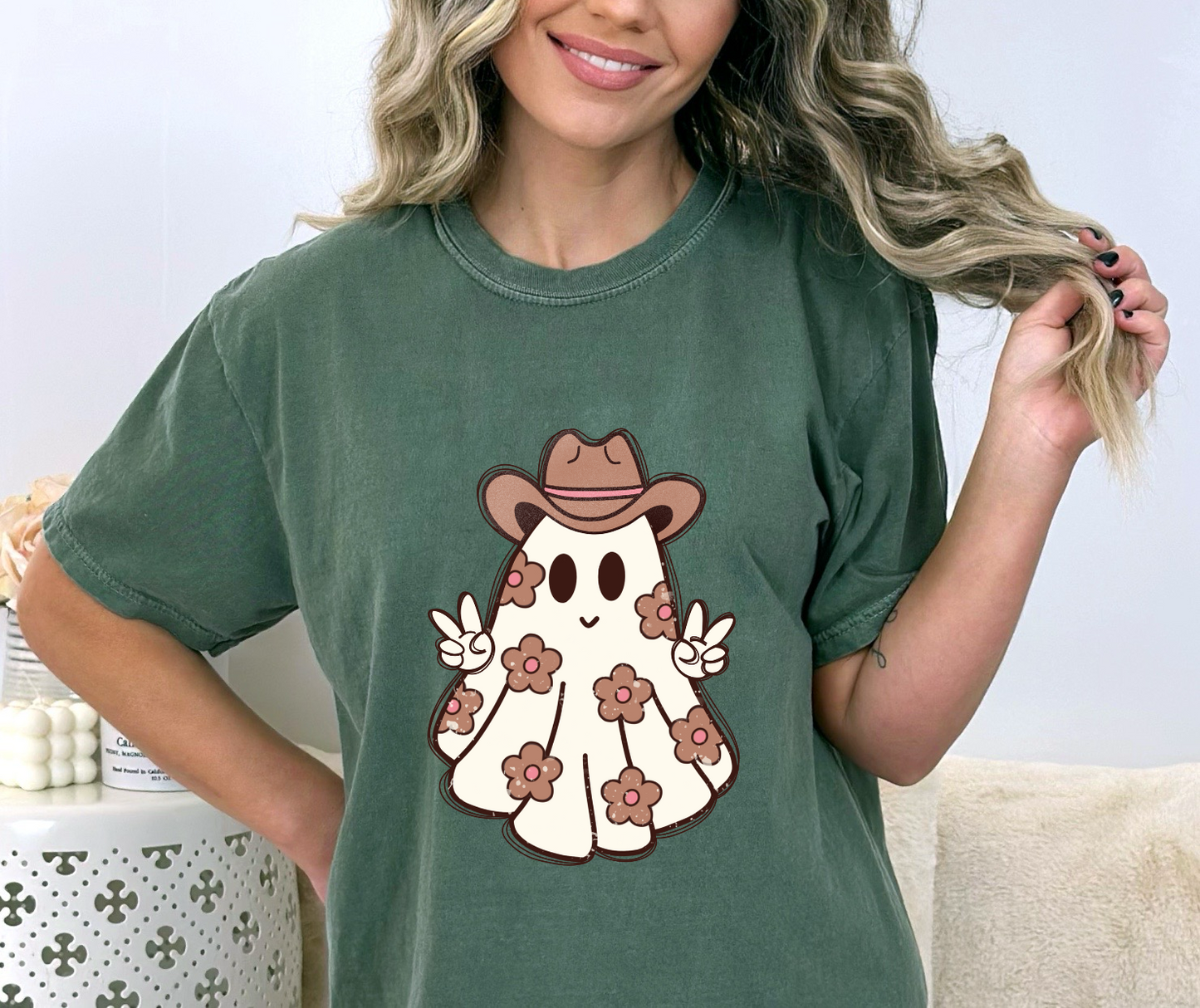 Western Peace Ghost DTF Transfer