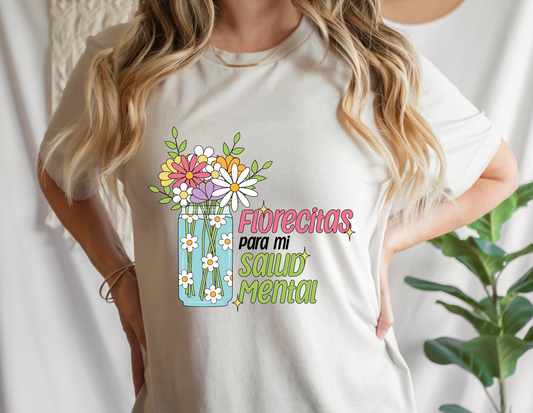 Florecitas Para Mi Salud Mental DTF Transfer