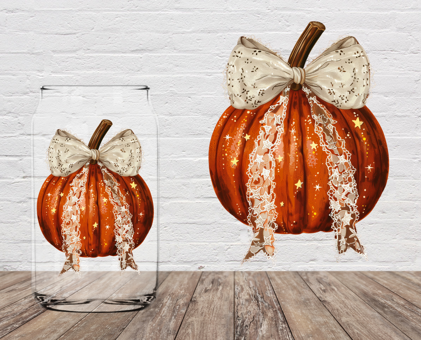 GOOD Fall Fancy Pumpkin 4" UV DTF