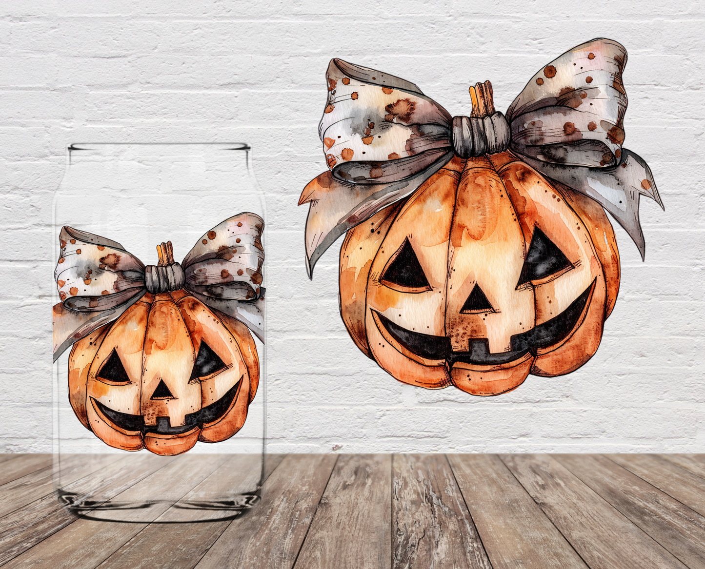 GOOD Spooky Pumpkin 4" UV DTF