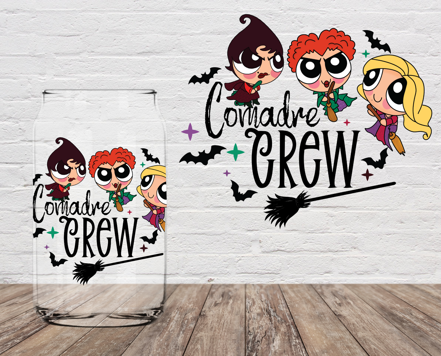 Powerful Comadre Crew SEASONAL 4" UV DTF