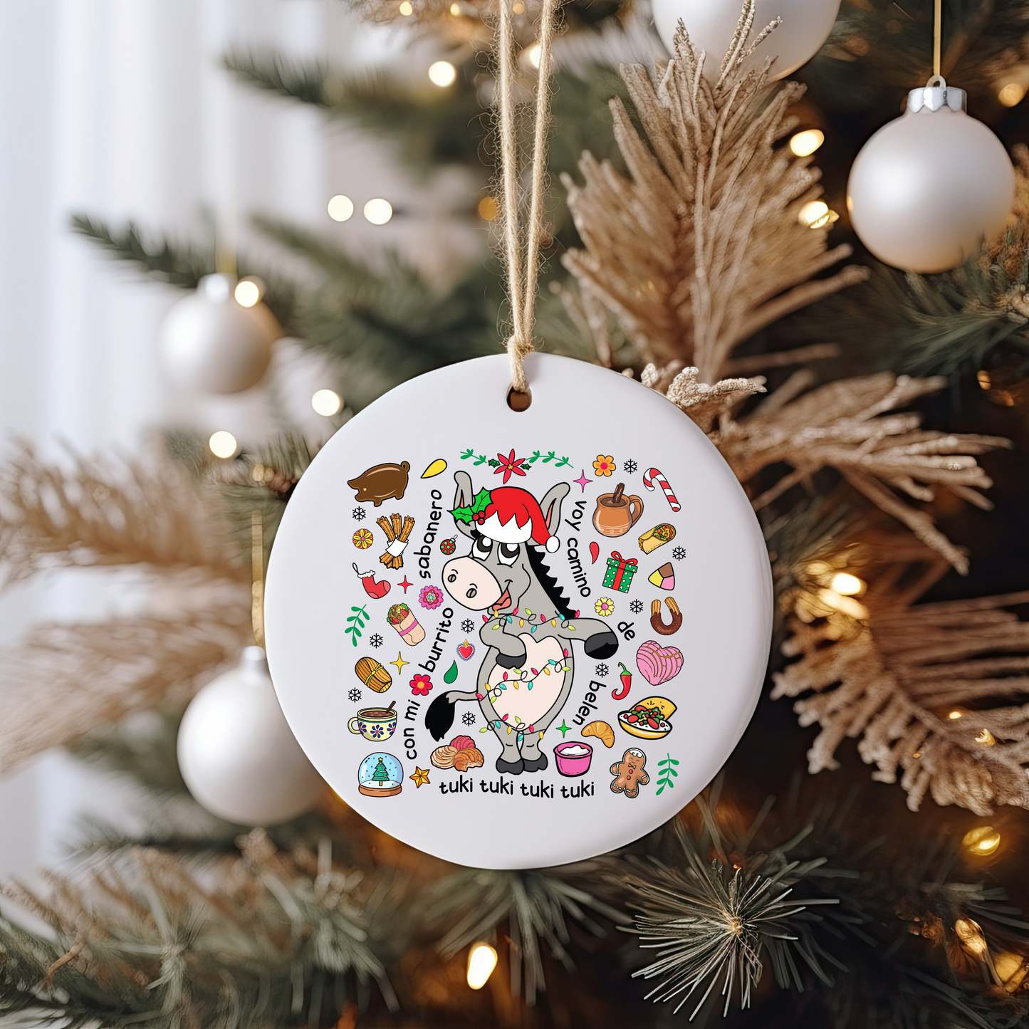 GOOD Burrito Sabanero Ornament Size UV DTF DOUBLE SIDED