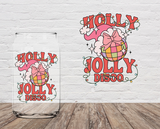 Holly Jolly Disco 4" UV DTF
