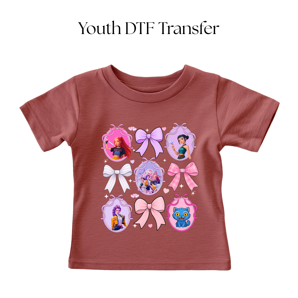 YOUTH Hunt Girl Frames DTF Transfer