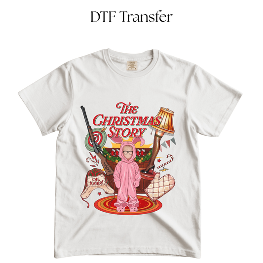 Holiday Story DTF Transfer