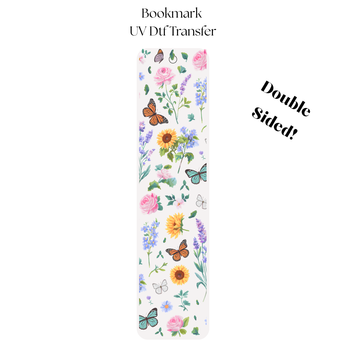 Wildflowers and Butterflies Bookmark Transfer