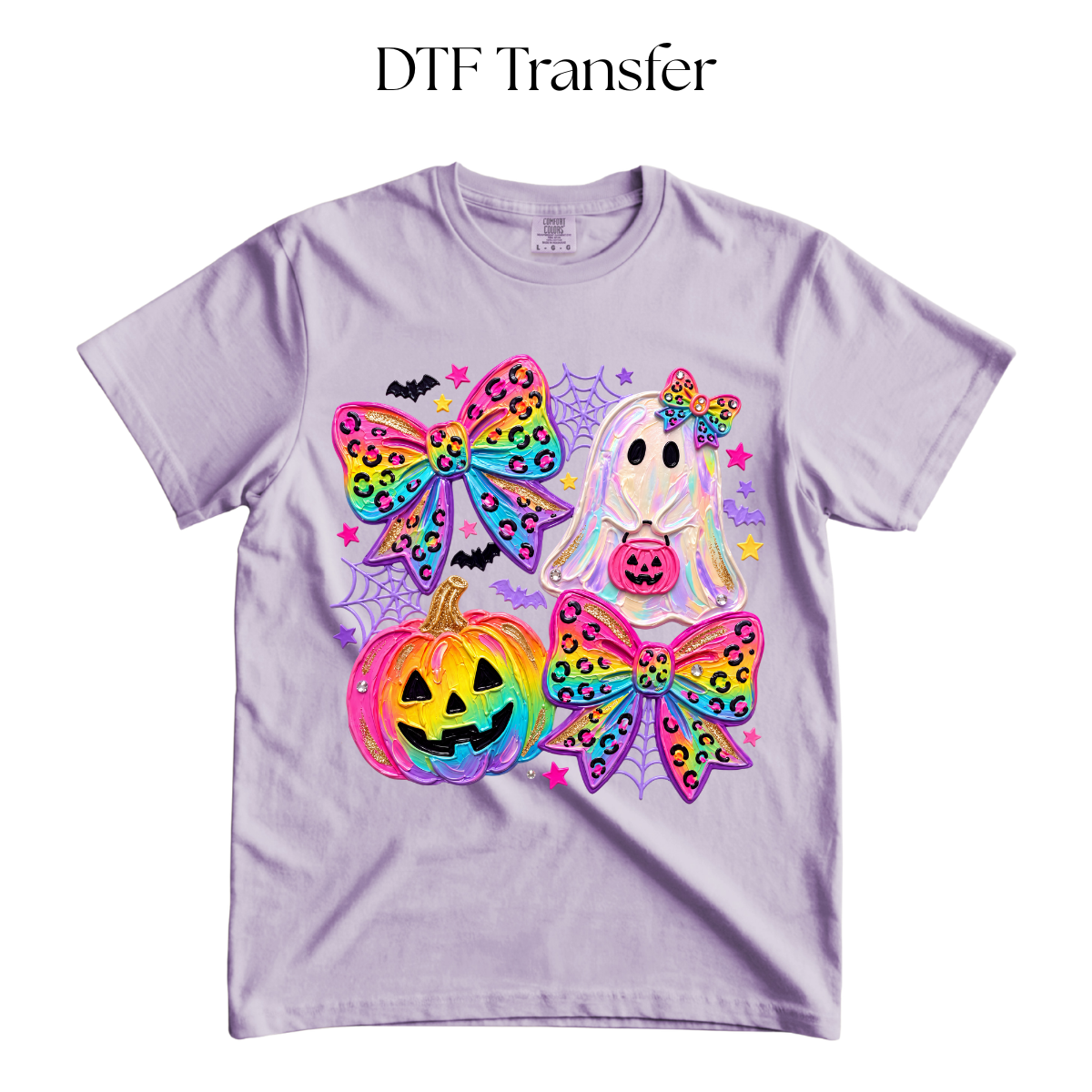 Colorful Halloween Things DTF Transfer