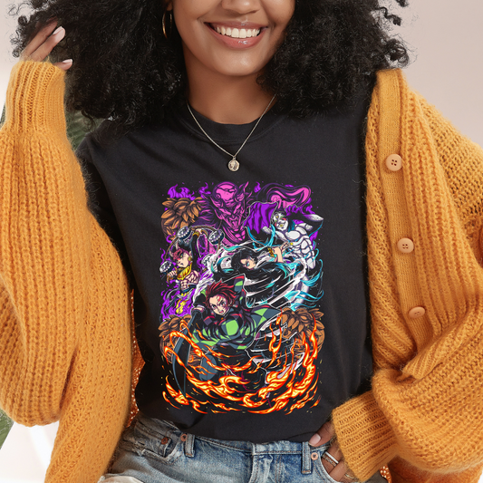 Cartoon Sword Press on Black DTF TRANSFER