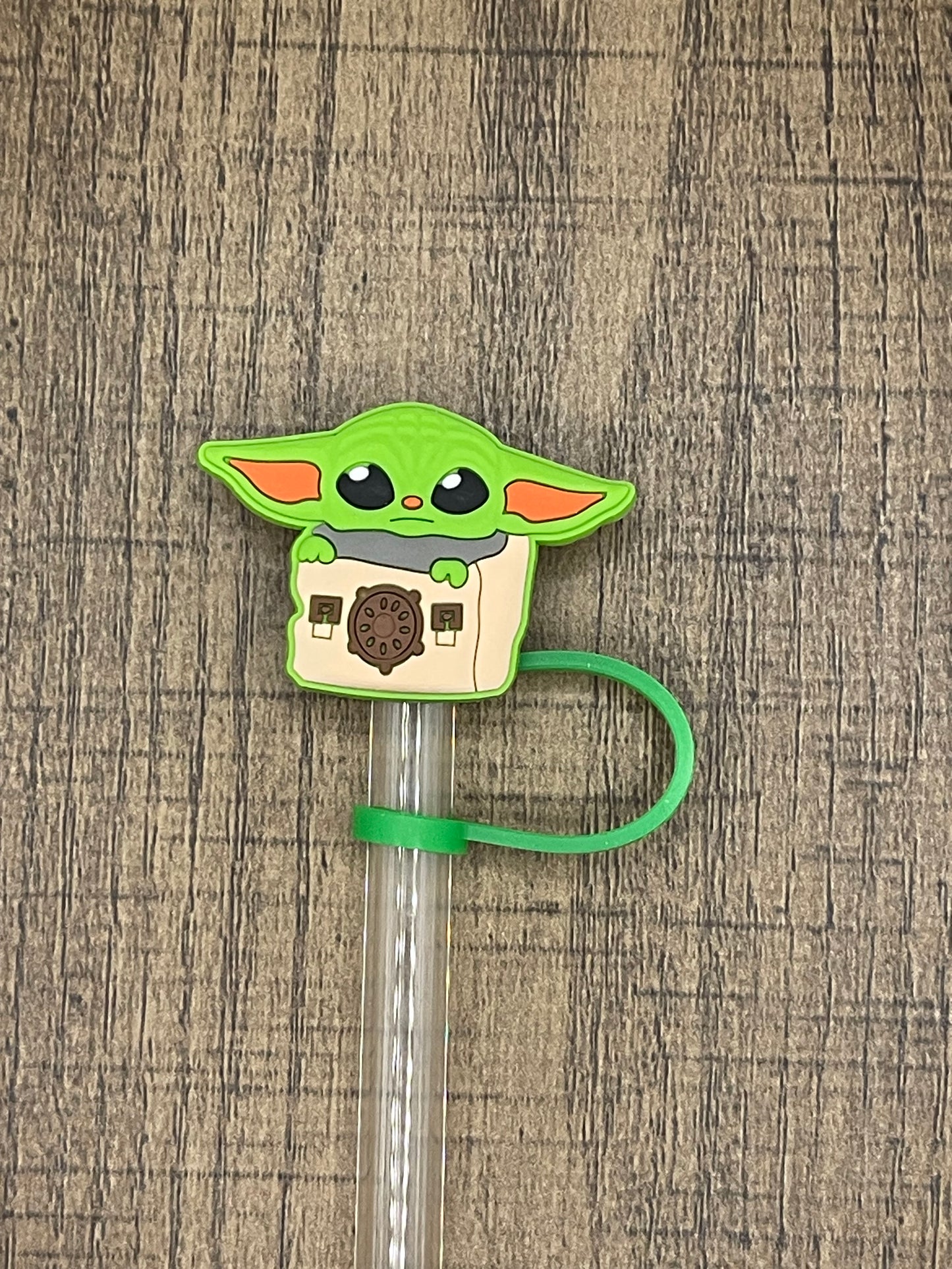 Green Creature Silicone Straw Topper
