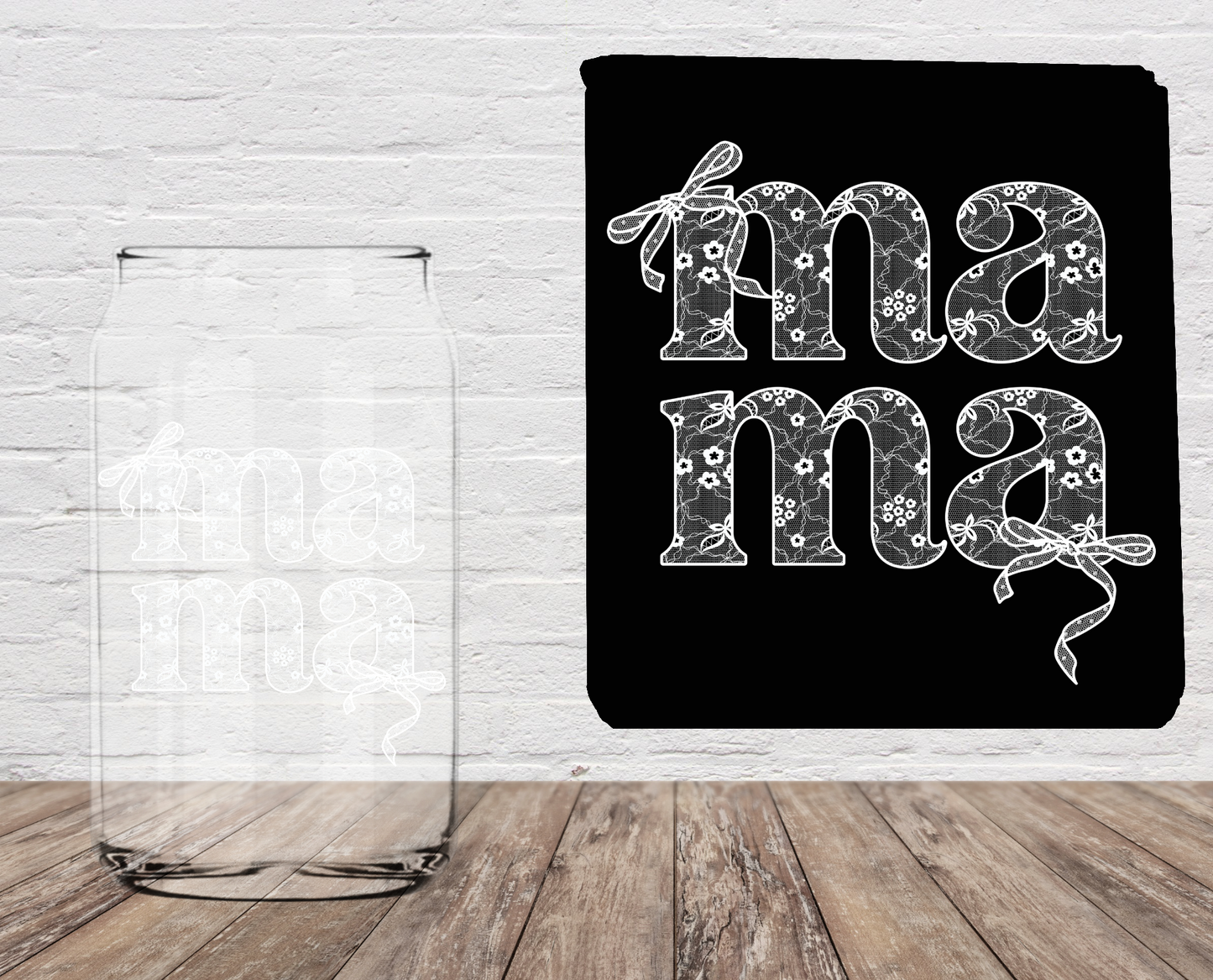 Mama Lace 4" UV DTF