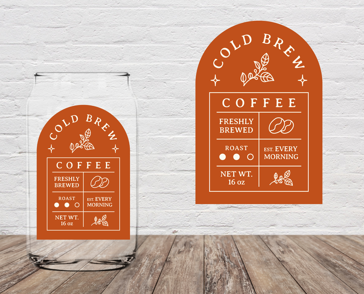 Cold Brew 4" UV DTF