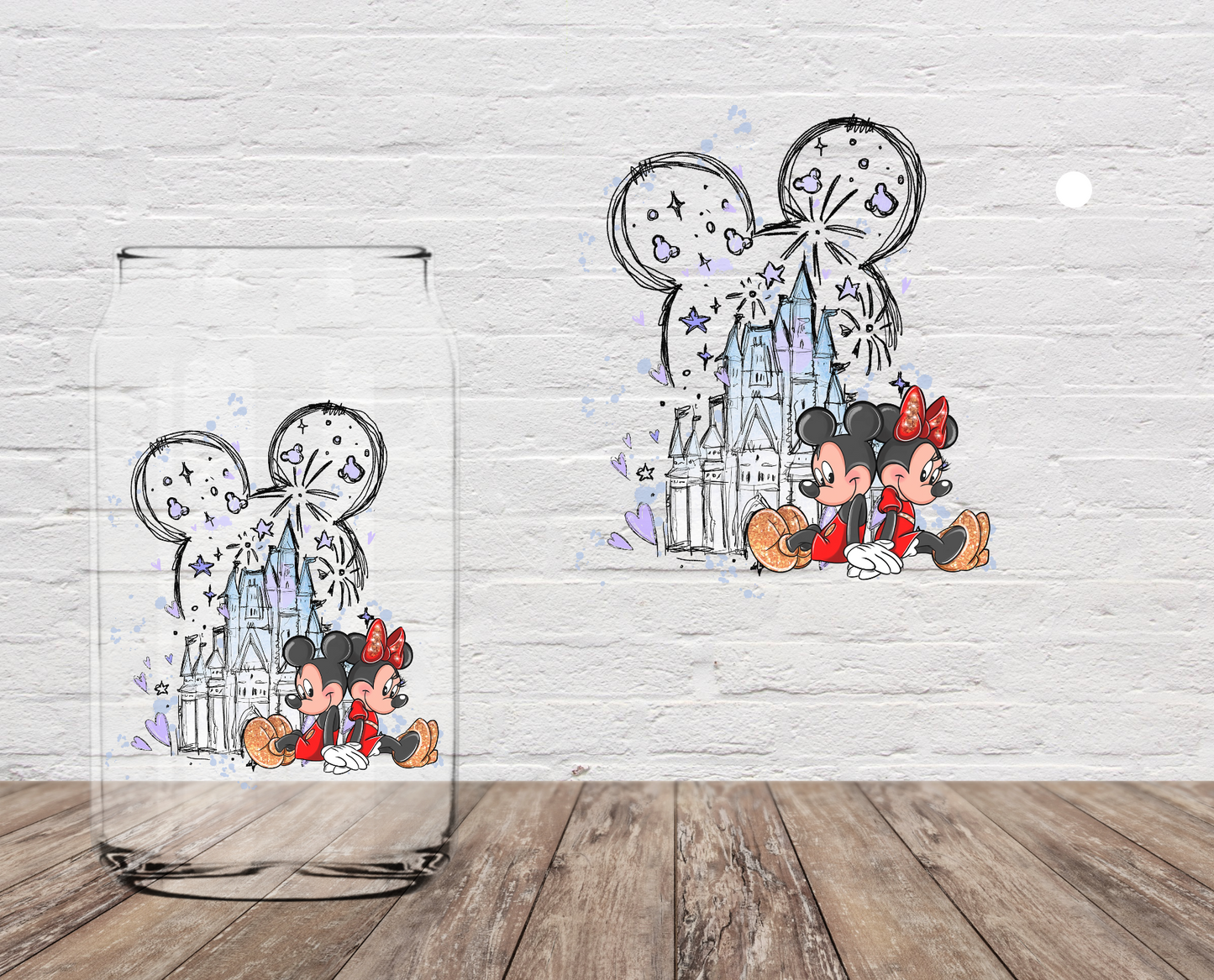 The Magical Mouse House 4" UV DTF