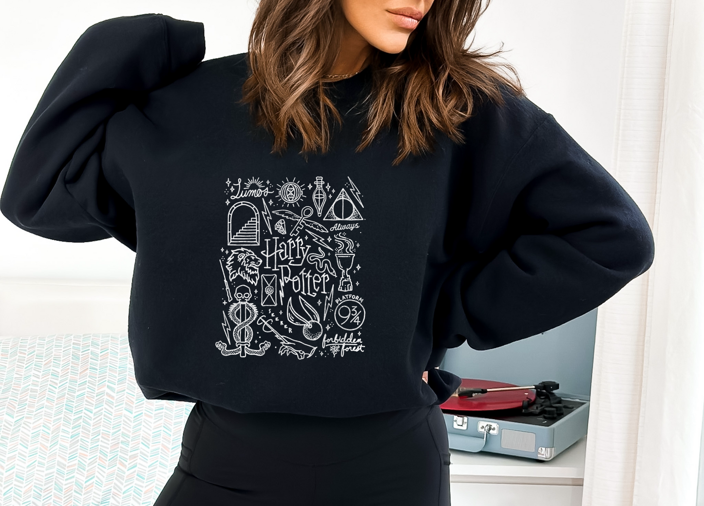 HP Things (BLACK & WHITE) SINGLE COLOR DTF TRANSFER