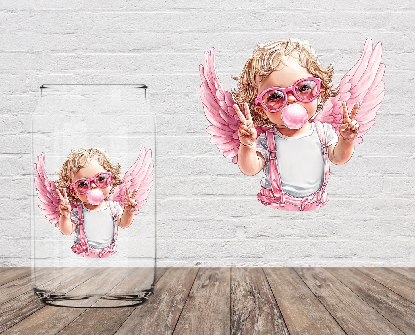 Peace Angel 4" UV DTF LAST CHANCE