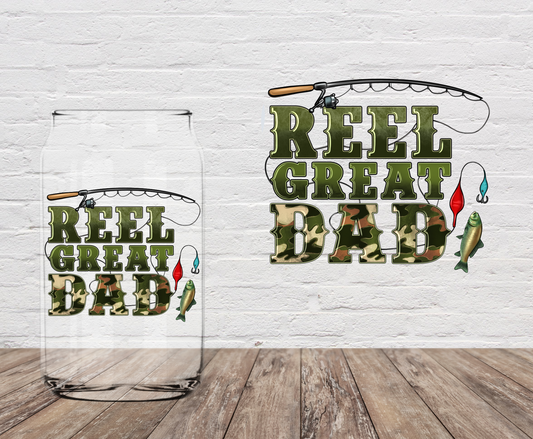 Reel Great Dad 4" UV DTF