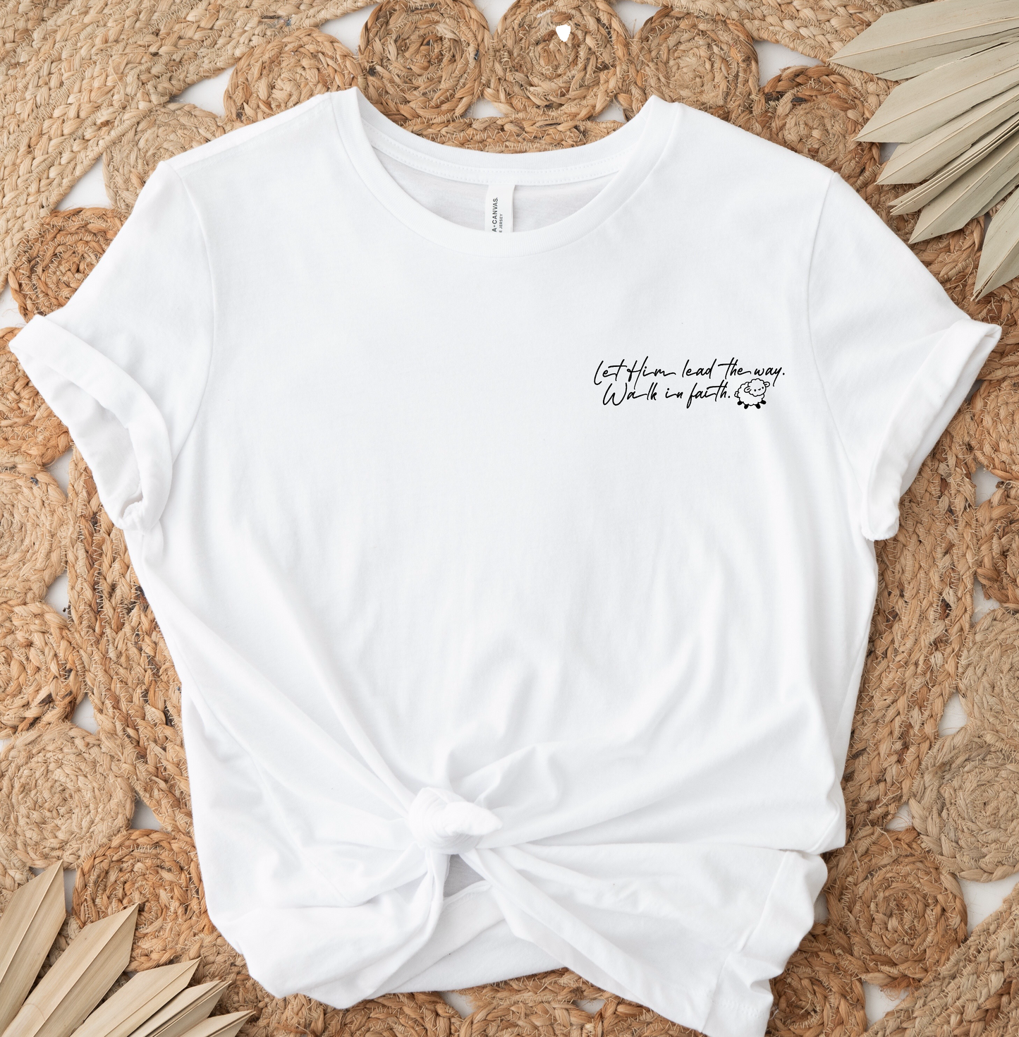 Let Him Lead The Way (BLACK) SINGLE COLOR DTF TRANSFER