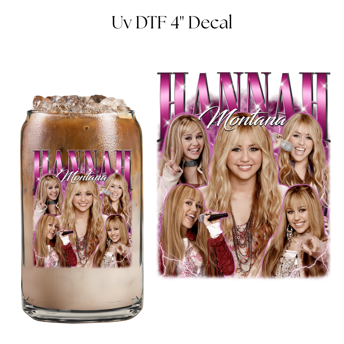 Hannah Girl 4” UV DTF Decal