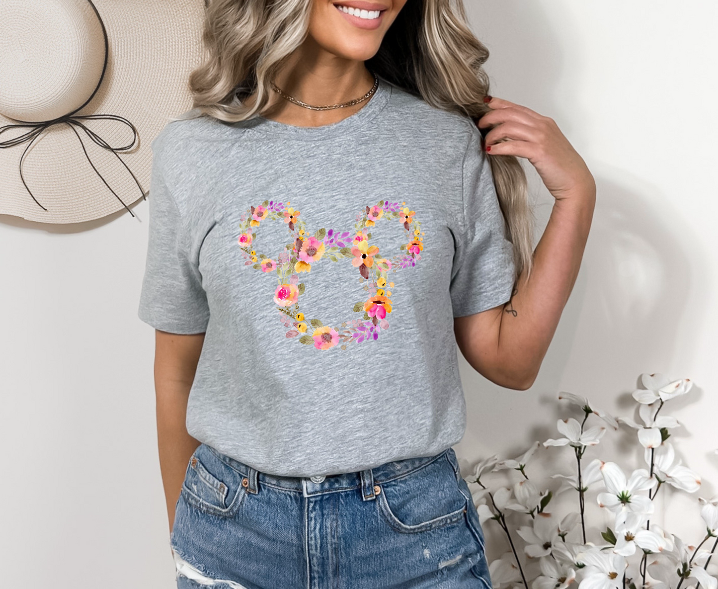 Magical Floral Head DTF Transfer