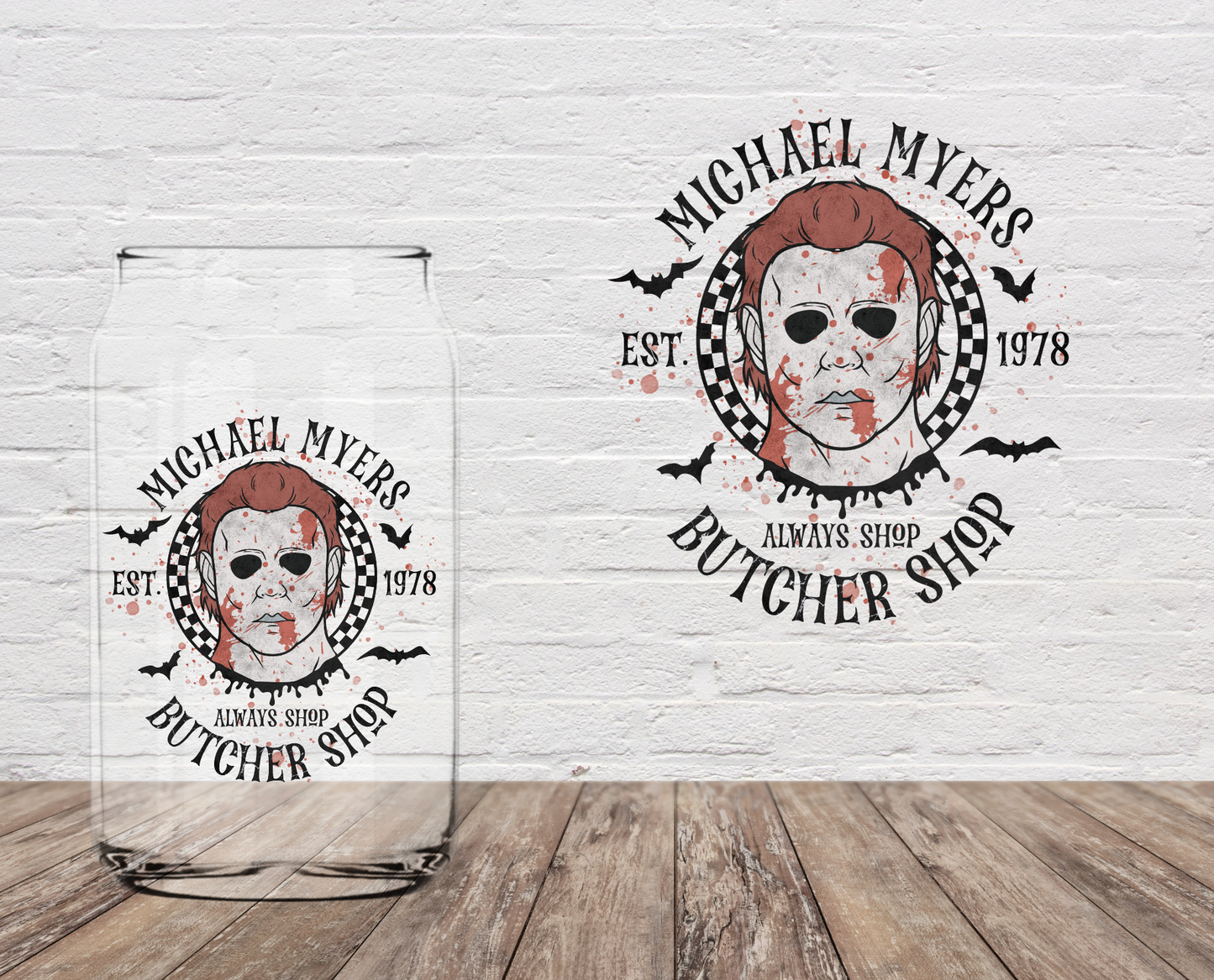Michael’s Butcher Shop LAST CHANCE! 4" UV DTF DOUBLE SIDED