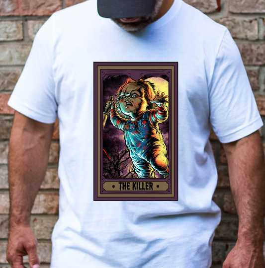 The Killer Tarot Card Men’s Size DTF