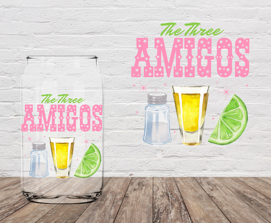 The Three Amigos 4" UV DTF