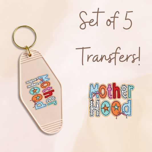 Motherhood Bright Colors MOTEL KEYCHAIN Transfer