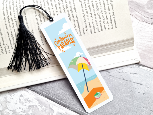 Bookworm Paradise BOOKMARK UV DTF Transfer LAST CHANCE