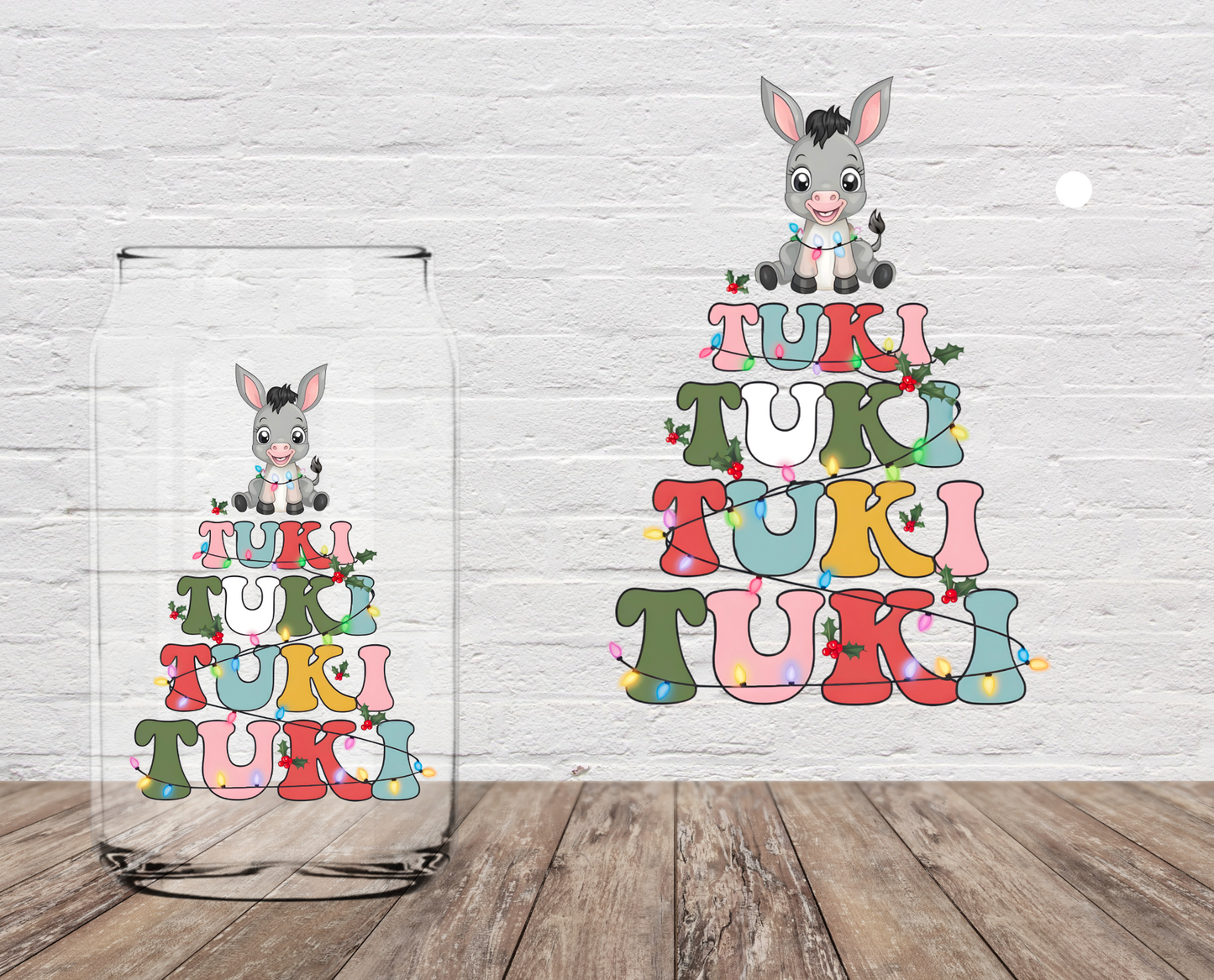 GOOD Tuki Tuki Christmas Tree 4" UV DTF