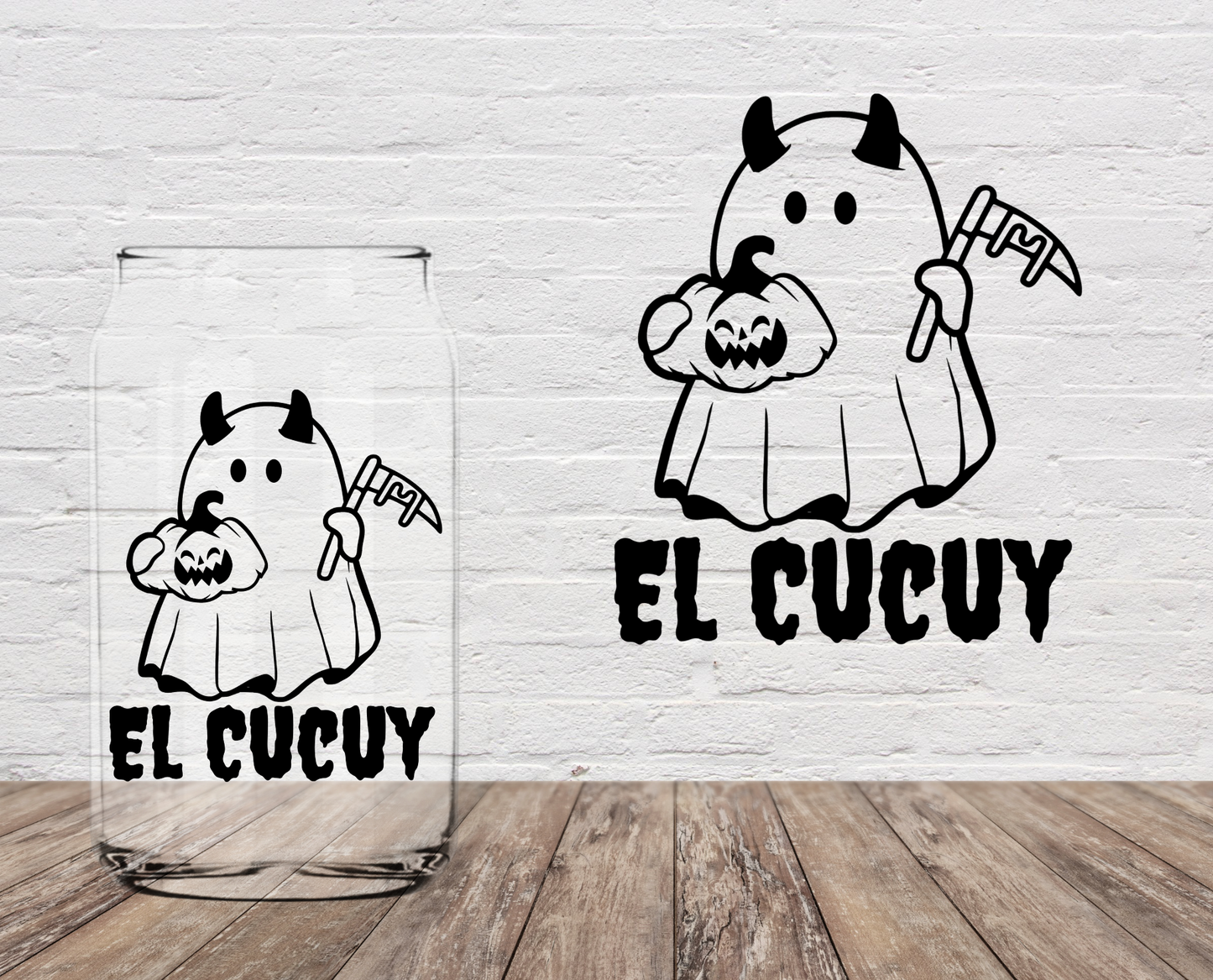 El Cucuy DOUBLE SIDED 4" UV DTF