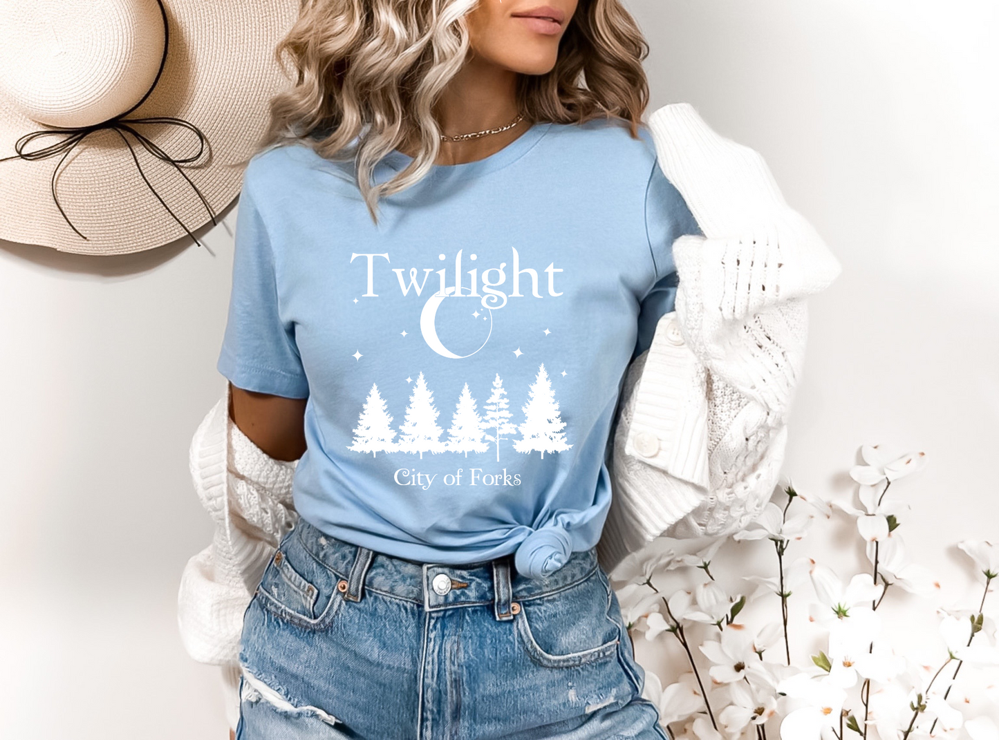 City Of Forks SINGLE COLOR DTF TRANSFER
