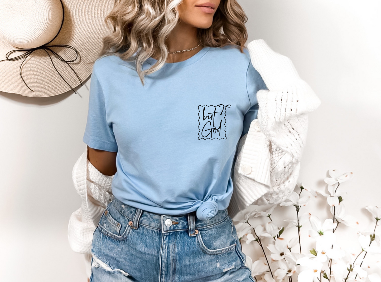 But God (BLACK) SINGLE COLOR DTF TRANSFER