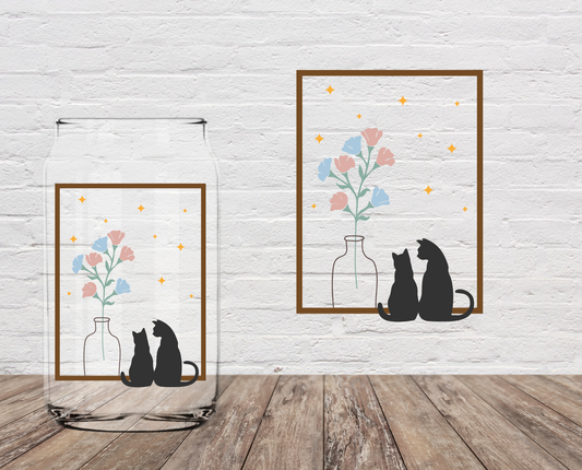 Cats Under The Stars 4" UV DTF