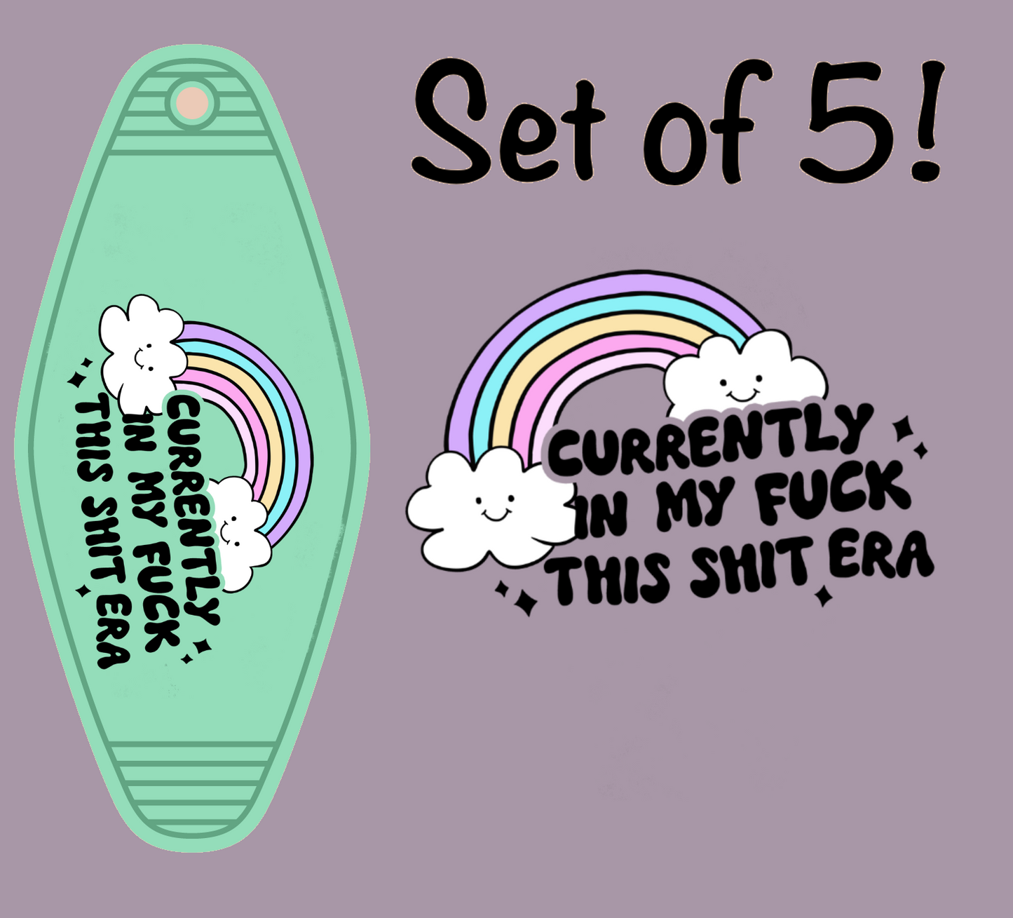 Currently In My F It Era (MOTEL KEYCHAIN)