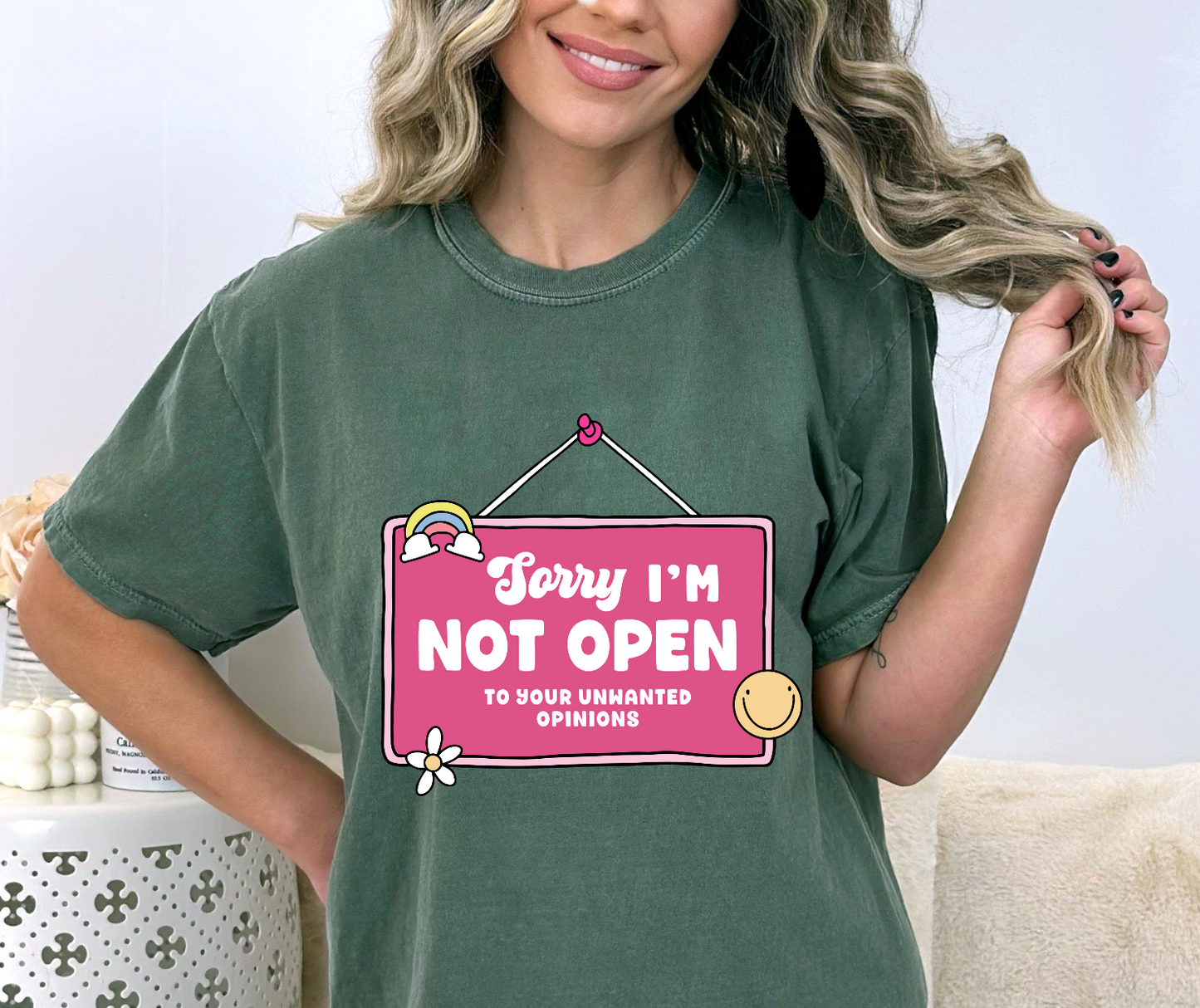 Sorry I'm Not Open DTF Transfer