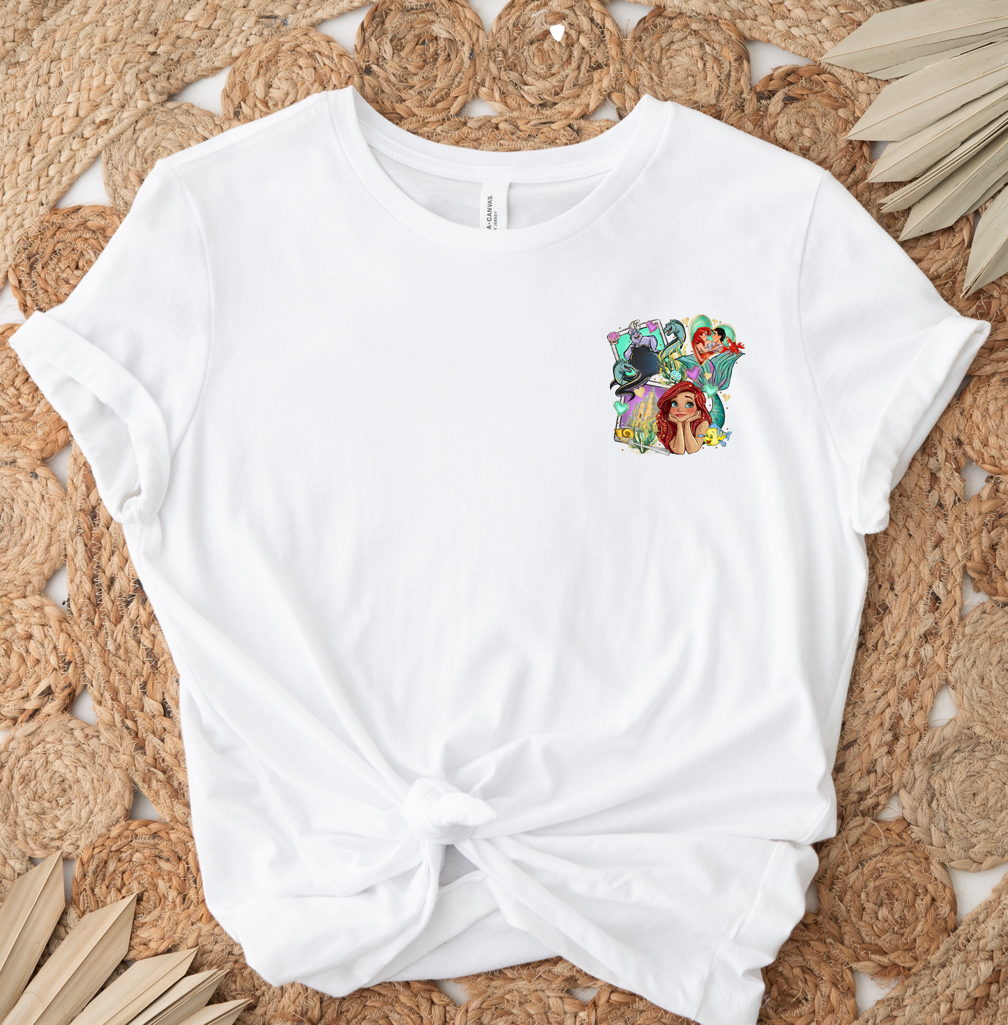 Mermaid Cartoon DTF TRANSFER