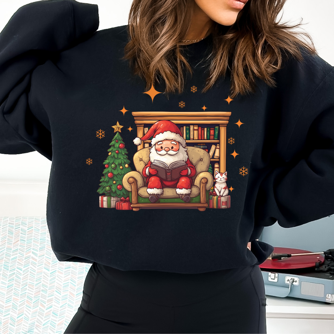 GOOD Santa Reading DTF