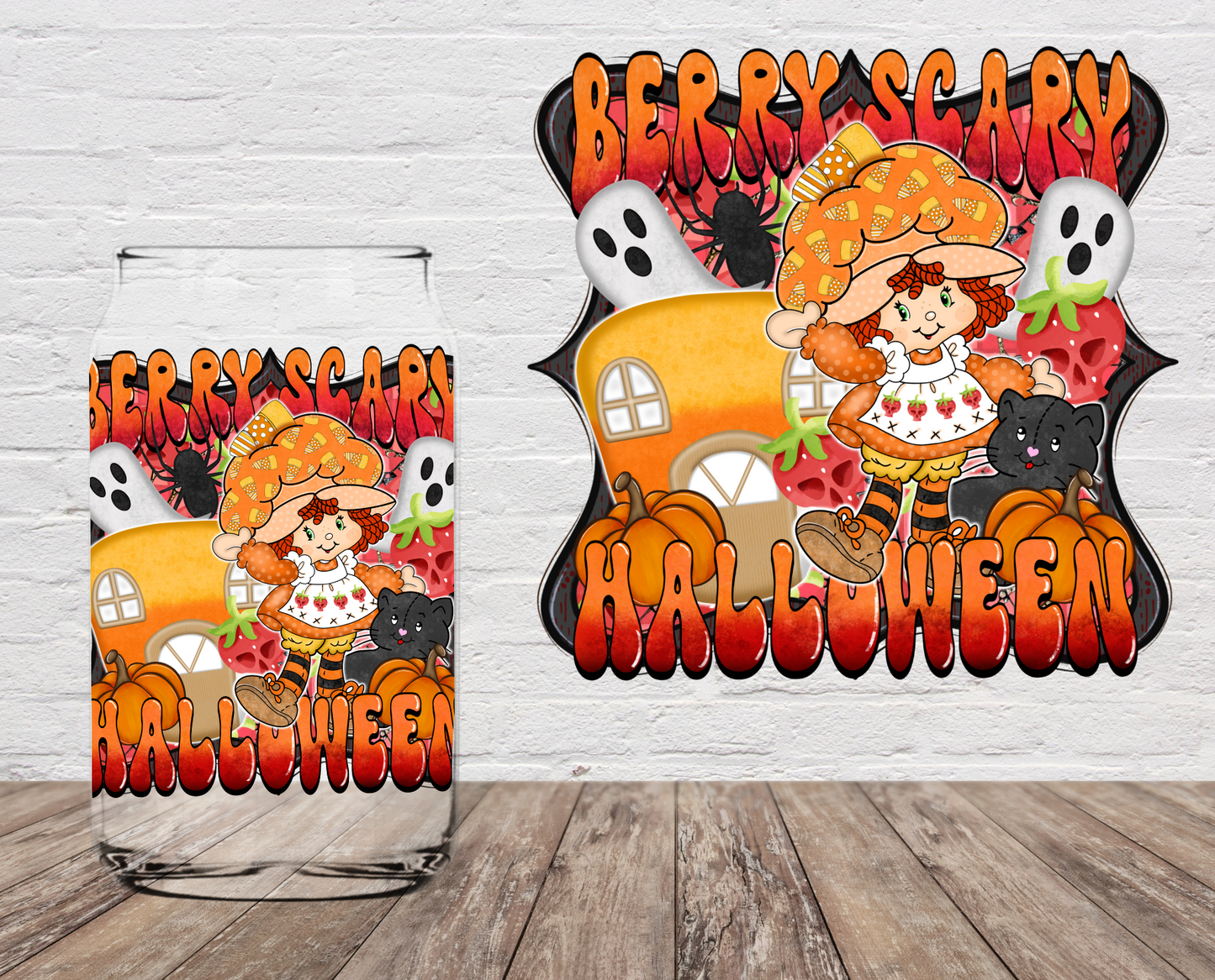 GOOD Berry Scary Halloween 4" UV DTF