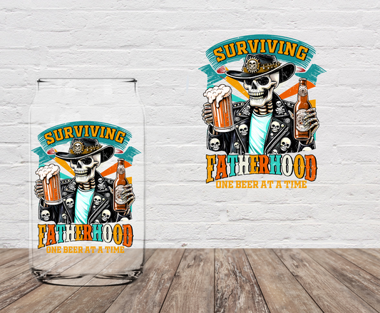 Surviving Fatherhood 4" UV DTF