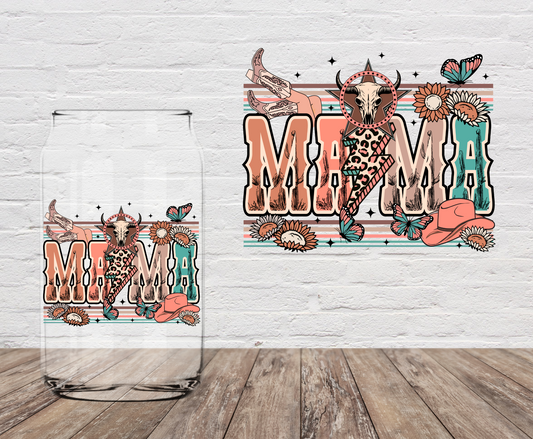 Western Mama 4" UV DTF