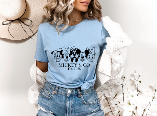 Magical Friends Est. 1928 (BLACK) SINGLE COLOR DTF TRANSFER