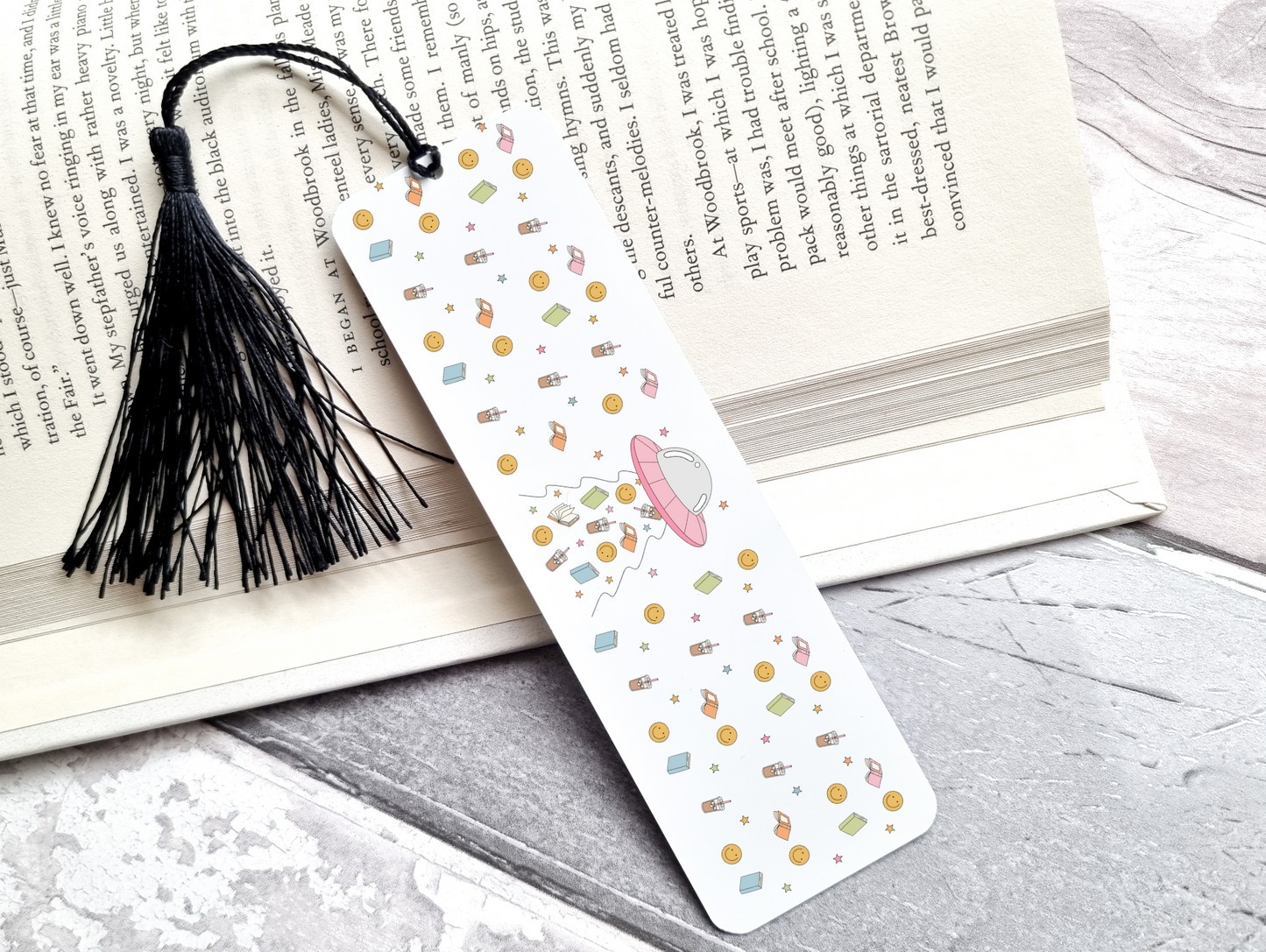 Alien Invasion UV DTF Bookmark LAST CHANCE