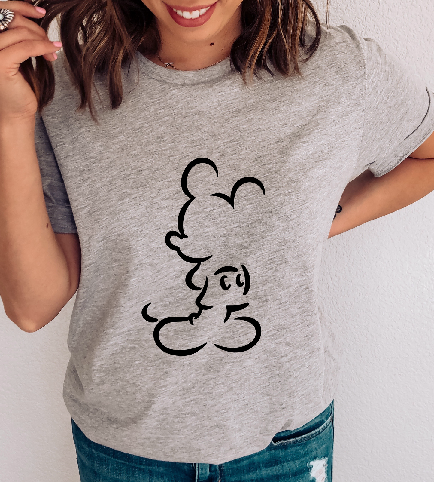 Moused Boy (BLACK) SINGLE COLOR DTF TRANSFER