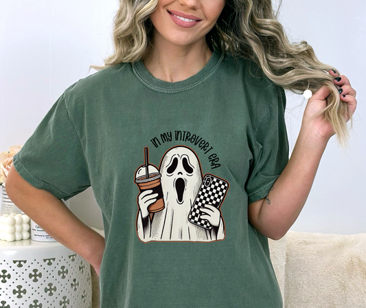 In My Introvert Era Ghost  DTF Transfer