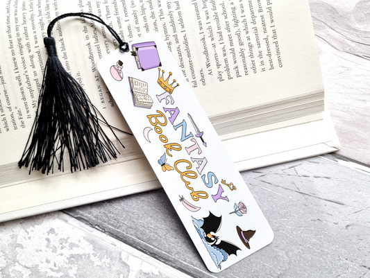 Fantasy Book Club UV DTF Bookmark DOUBLE SIDED