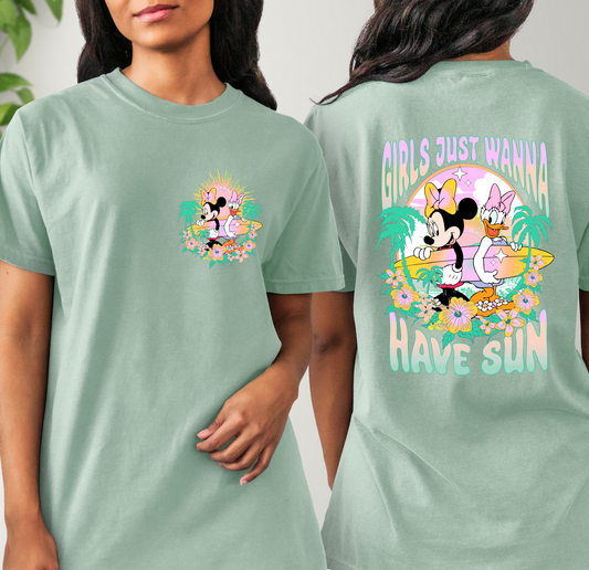 Girls Just Wanna Have Fun SET DTF Transfer