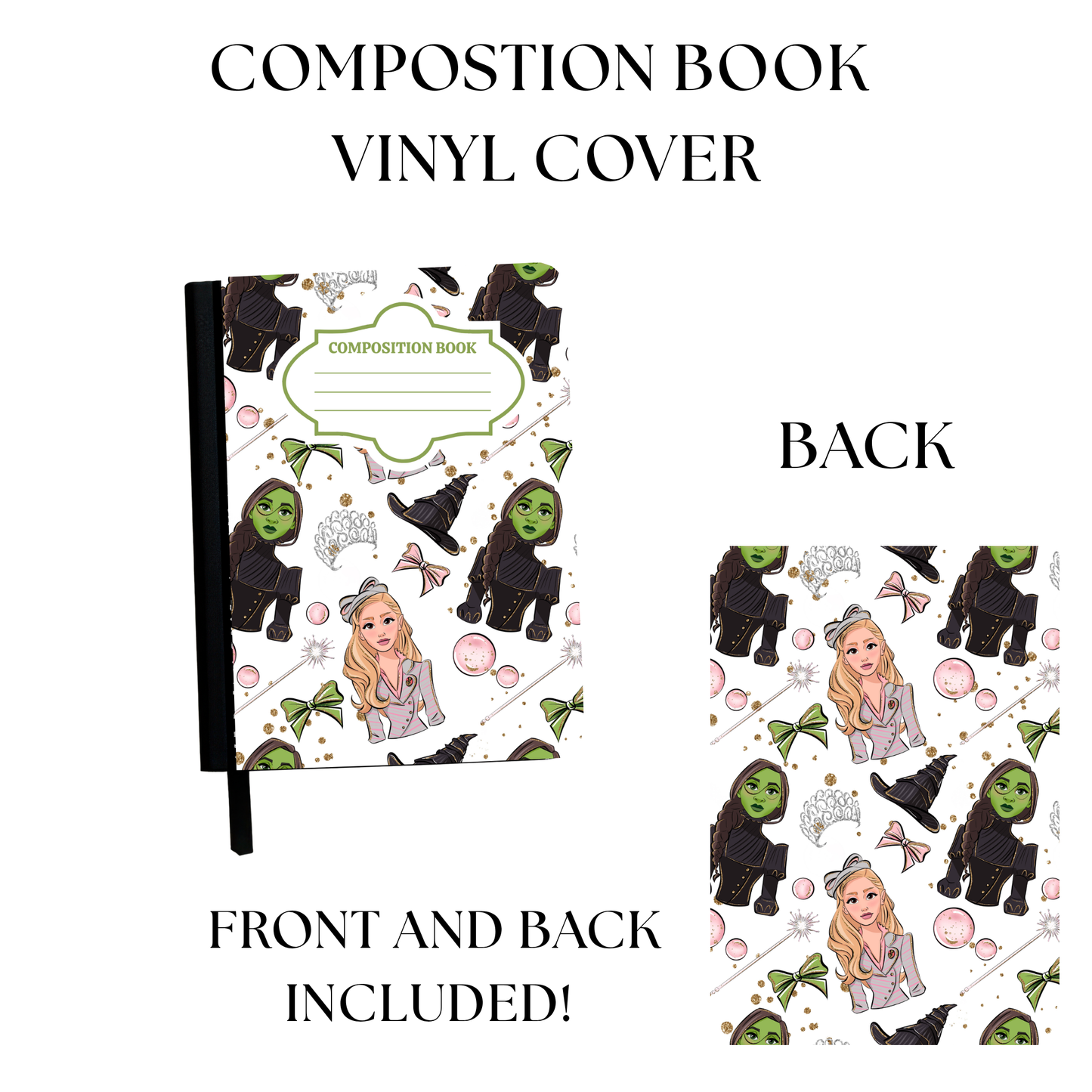 Witches Composition Notebook Vinyl Cover