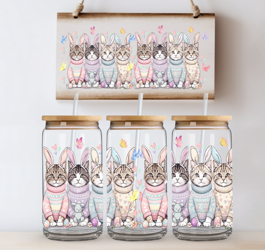 Easter Cats UV DTF DOUBLE SIDED